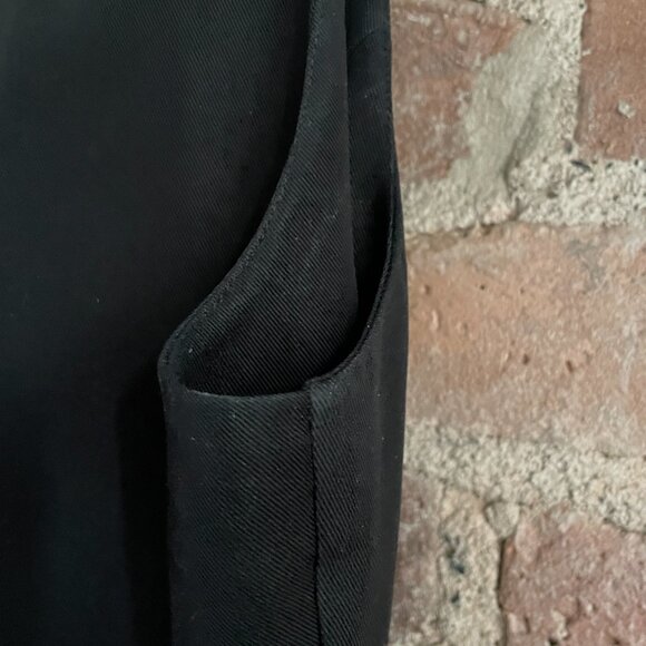 Reformation Devin Twill Vest in Black Sz 4 - Picture 7 of 7